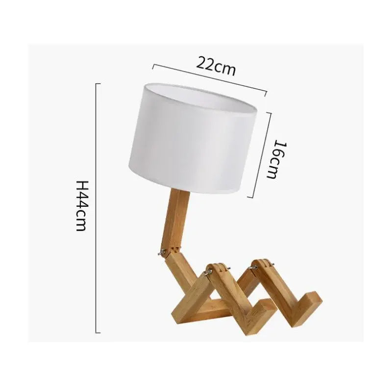 Wooden Table Lamp