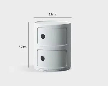 Nordic Round Bedside Cabinet