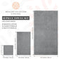 Wealuxe 12-Piece Cotton Towel Set – Light Gray