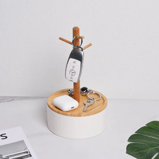 Tree Branch Jewelry Organizer with Storage Box