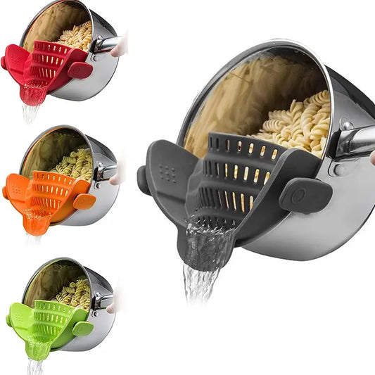 Clip-on Silicone Strainer